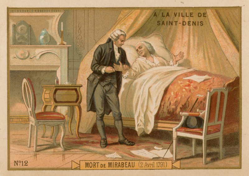 Mirabeau døde, 2. april 1791 av French School