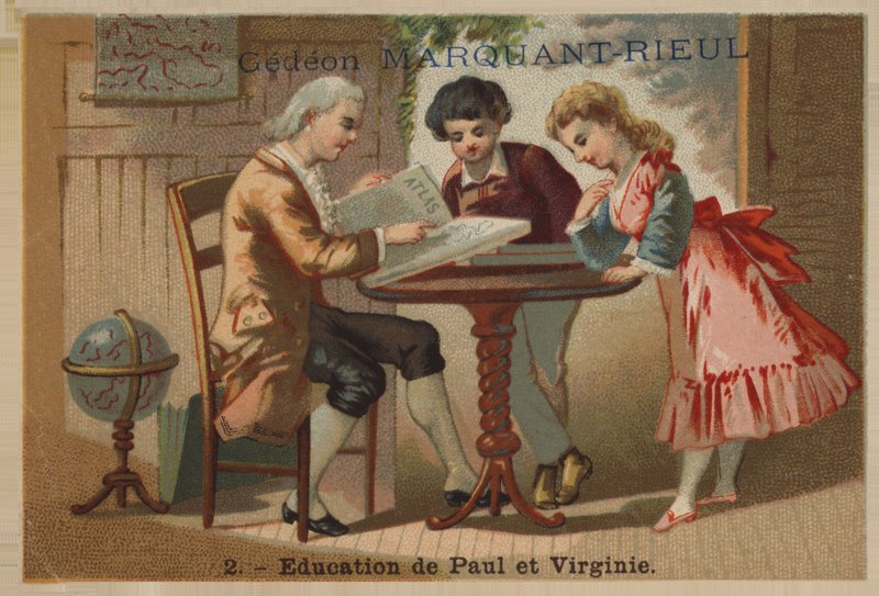 Utdannelsen til Paul og Virginie av French School