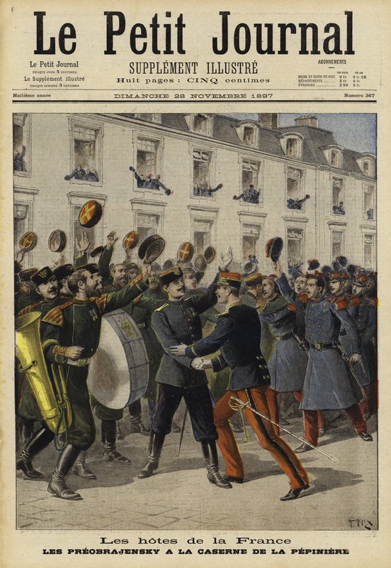 Gjestene i Frankrike, 1897 av French School
