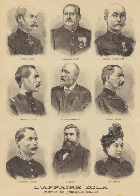 Injurierettssaken mot Emile Zola av French School