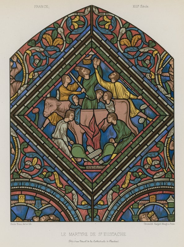 Saint Eustaces martyrium av French School