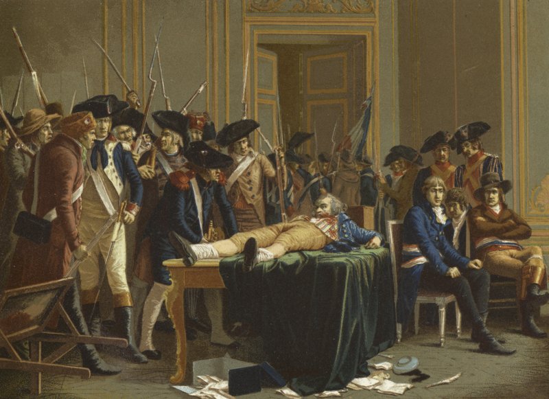 Morgenen 10. Thermidor, år II (1794) av French School
