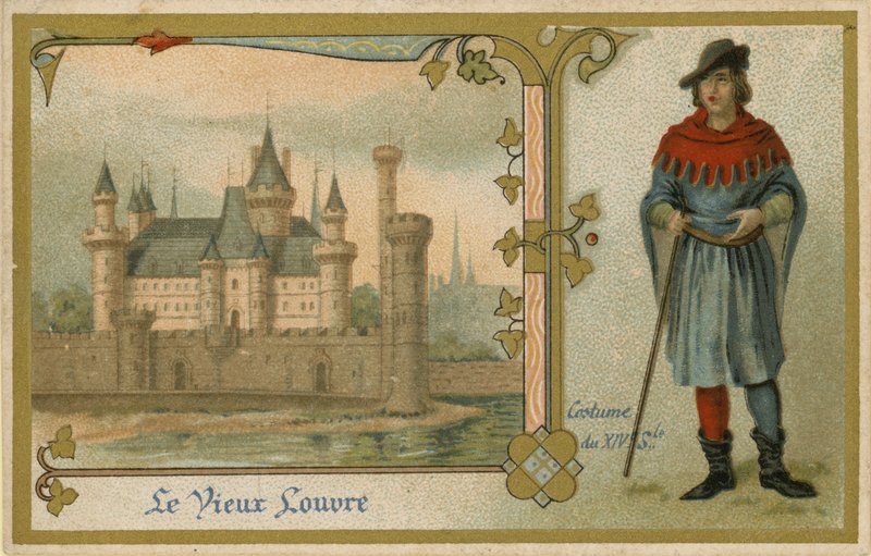 Det gamle Louvre av French School