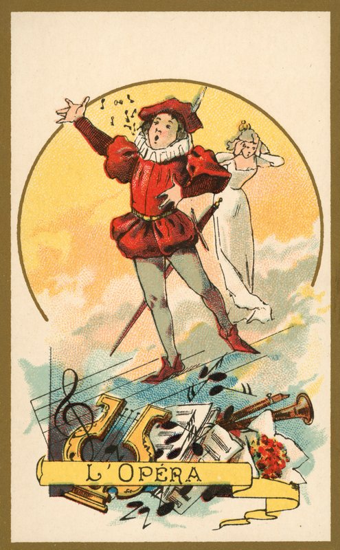 Operaen (chromolitho) av French School