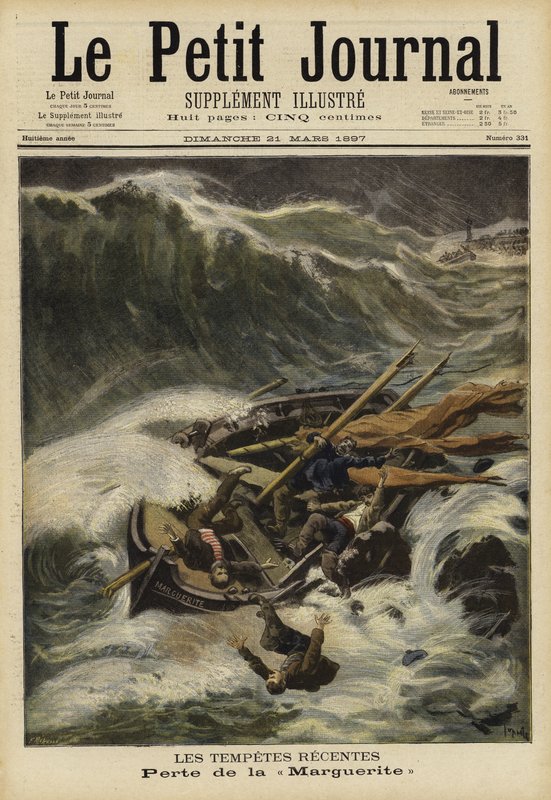 De siste stormene, Frankrike, 1897 av French School