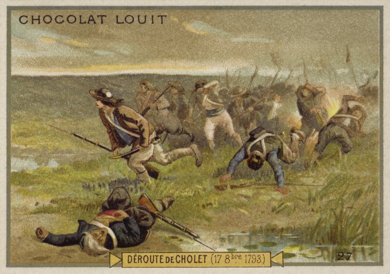 Cholets rutt, krigen i Vendee, den franske revolusjonen, 17. oktober 1793 av French School