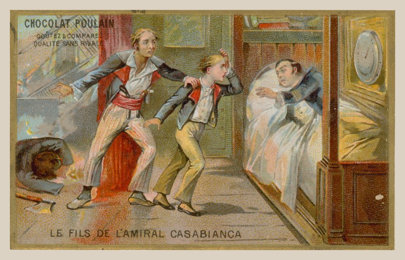 Sønnen til admiral Casabianca av French School