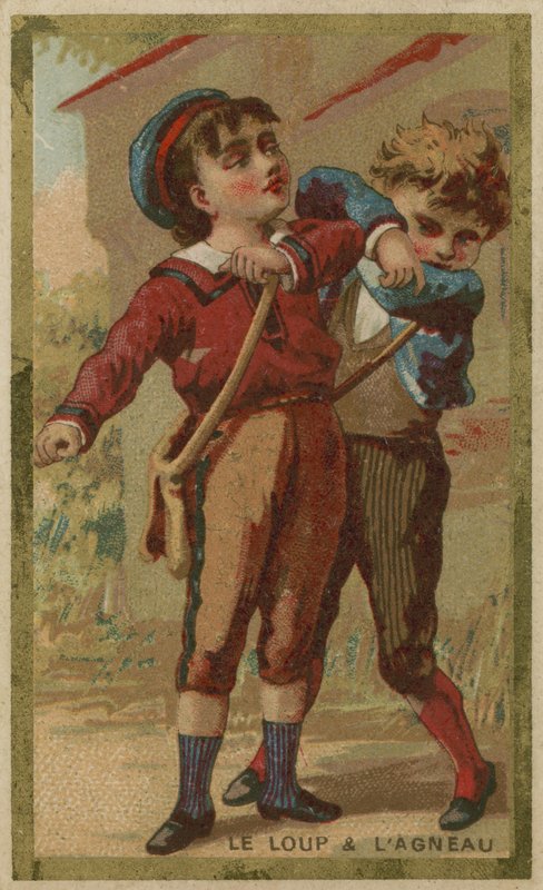 Ulven og lammet av French School