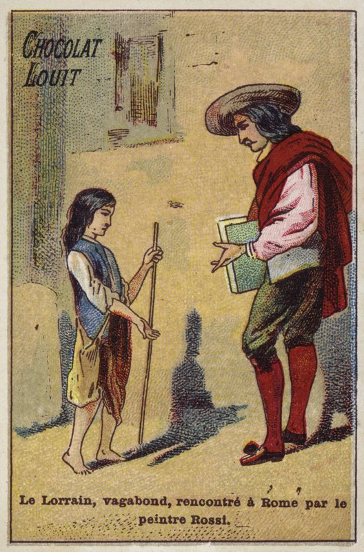 Den unge vagabonden Claude Lorrain blir møtt i Roma av maleren Rossi av French School