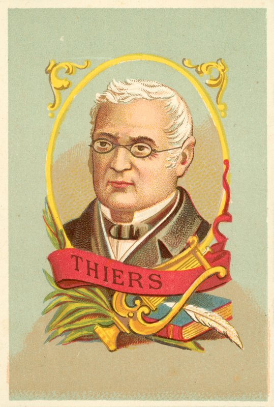 Thiers (farge litho) av French School