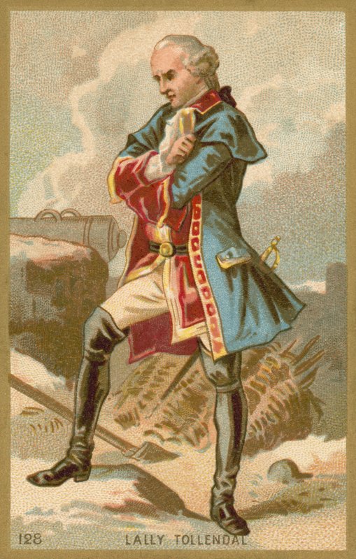 Thomas Arthur, greve av Lally, baron av Tollendal, fransk general av French School
