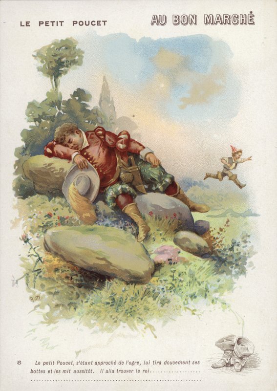 Tom Thumb, Ogre Sleeping av French School