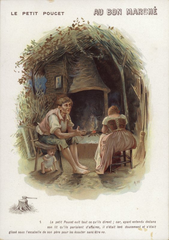Tom Thumb, vedhogger og kone av French School