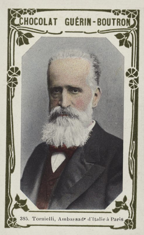 Tornielli, italiensk ambassadør i Paris (farget bilde) av French School