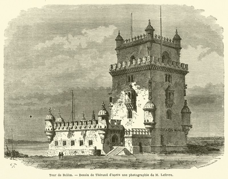 Tour de Belem (gravering) av French School