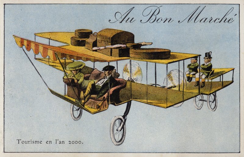 Turisme i år 2000 (chromolitho) av French School