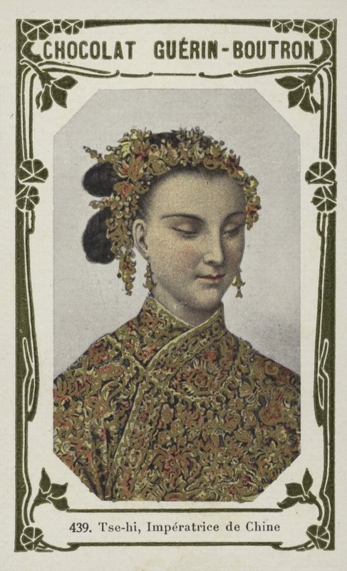Tse-hi, Imperatrice de Chine (farget bilde) av French School