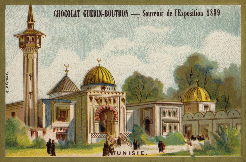 Tunisia (kromolitt) av French School