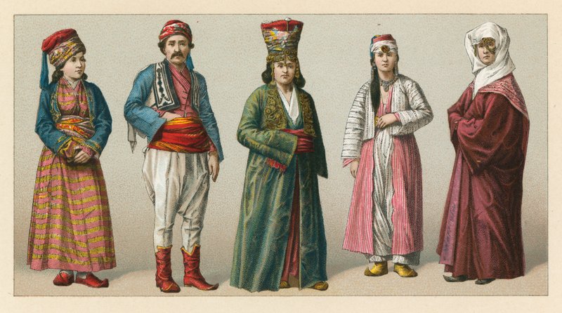 Tyrkia kostyme av French School