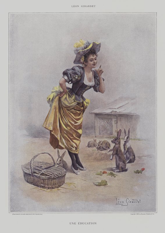Une Education (An Education) (farge litho) av French School