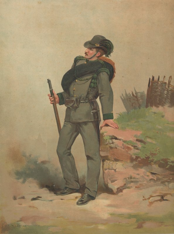 Uidentifisert fransk soldat av French School