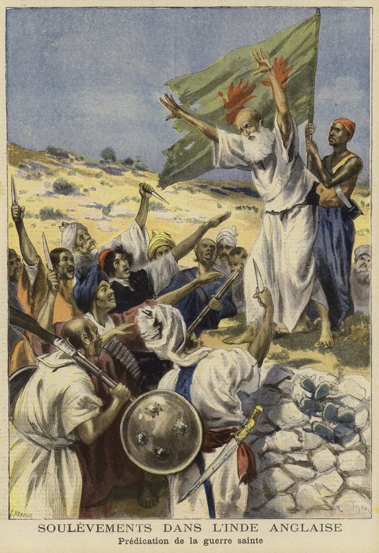 Opprør i India, 1897 av French School