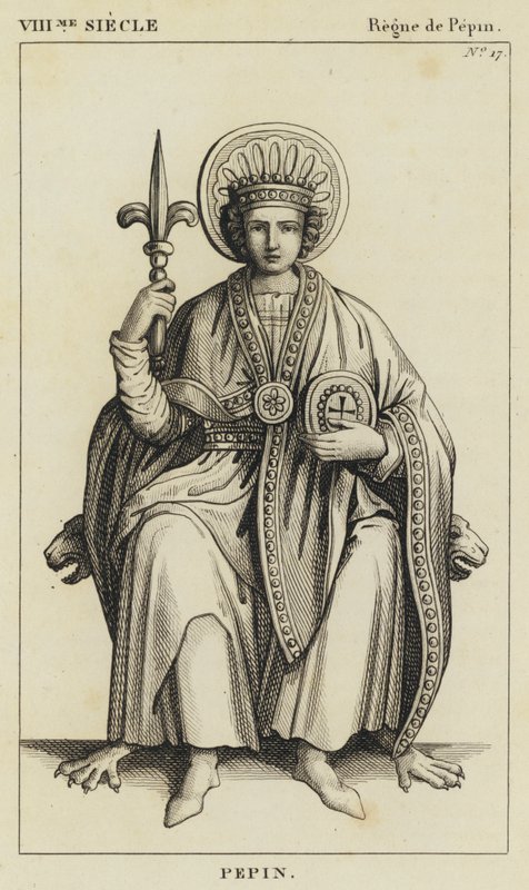 VIII Century, Reign of Pepin, Pepin (gravering) av French School
