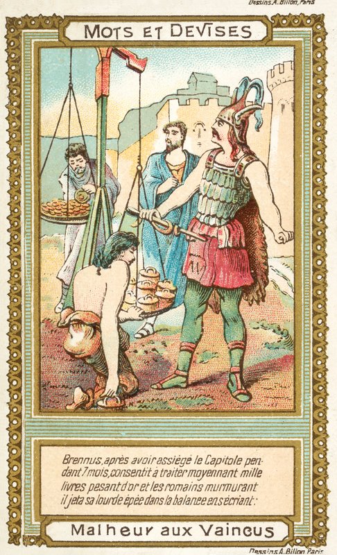 Ve de erobrede (kromolitt) av French School