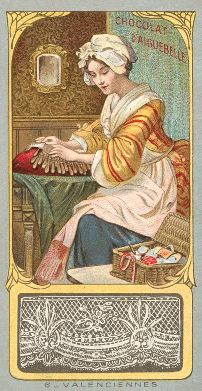 Valenciennes blonder av French School