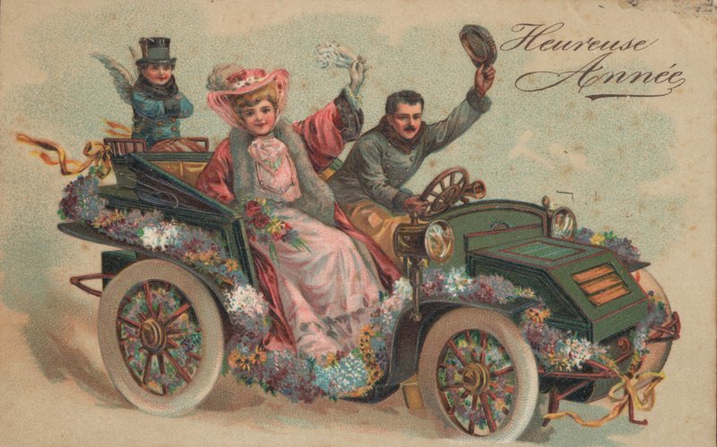 Valentine Motorcar av French School