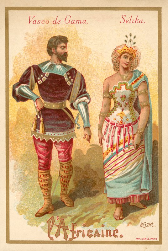 Vasco da Gama og Selika, fra Giacomo Meyerbeers opera L