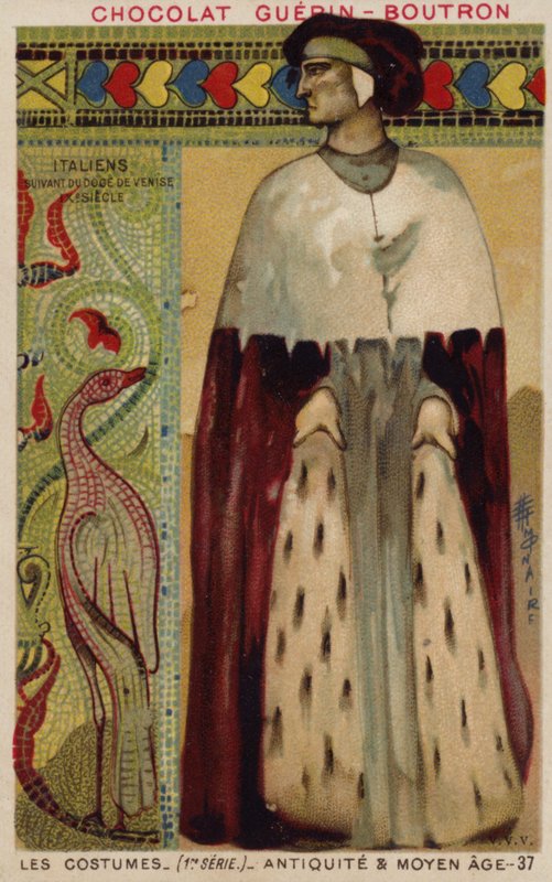 Venetiansk drakt, 9. århundre av French School