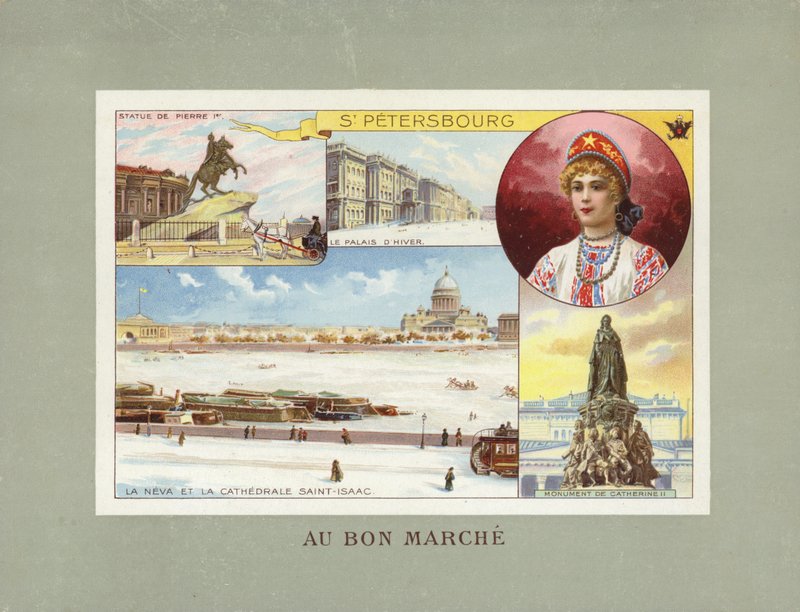 Utsikt over St Petersburg av French School