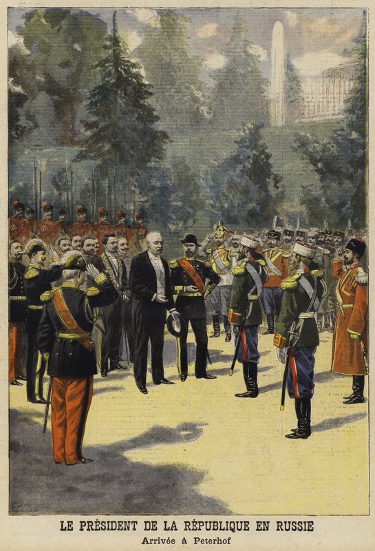 Besøk av den franske presidenten Felix Faure i Russland, 1897 av French School