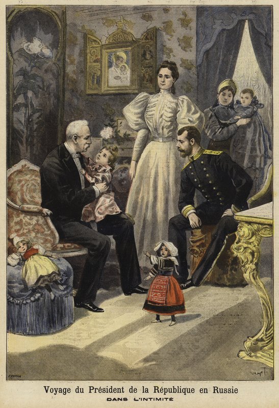 Besøk av den franske presidenten Felix Faure i Russland, 1897 av French School