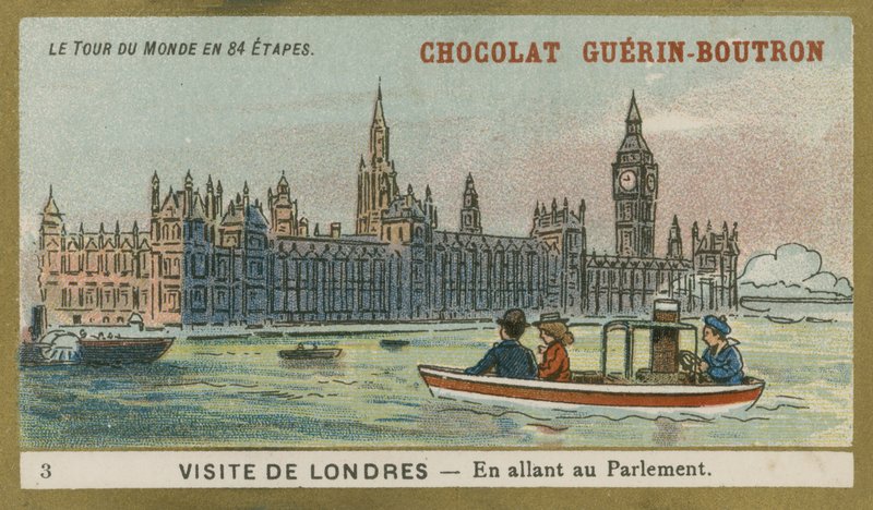 Besøk i London - på vei til Houses of Parliament av French School