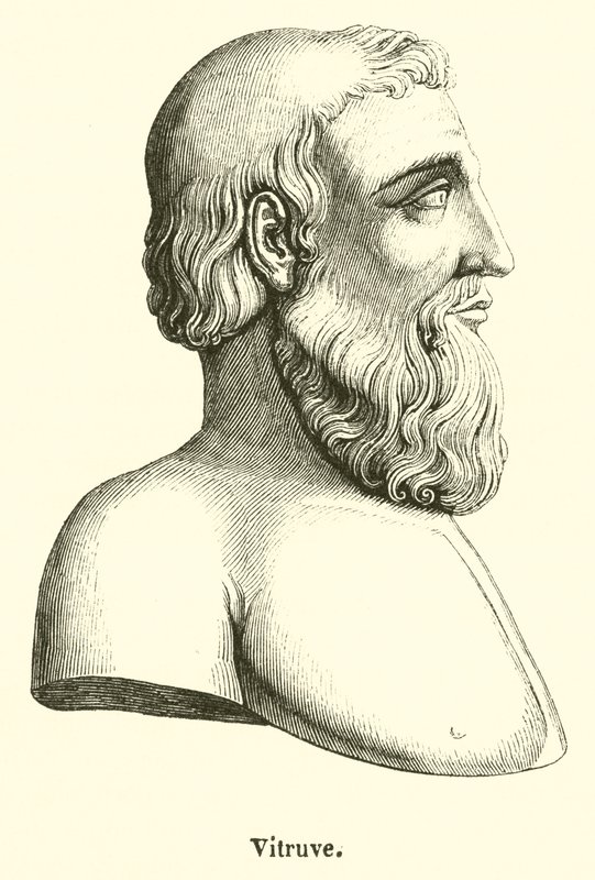 Vitruvius (gravering) av French School