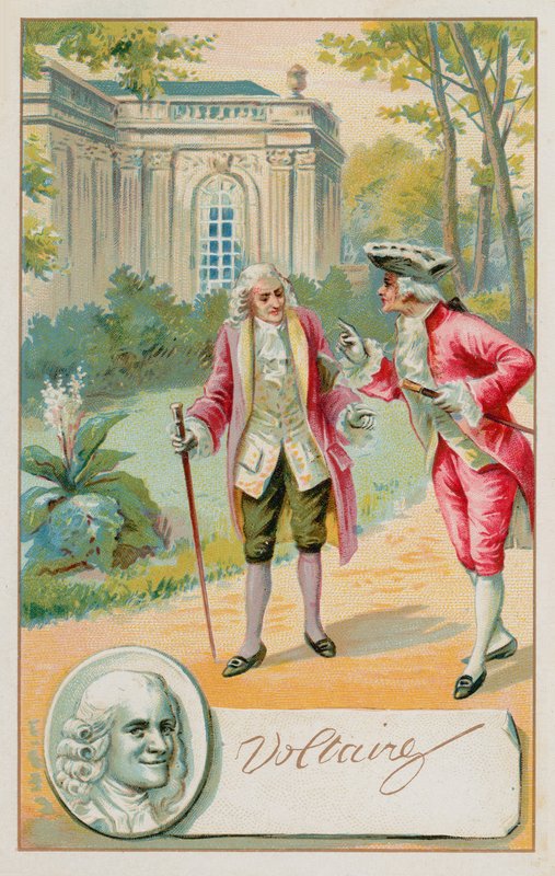 Voltaire , fransk opplysningsforfatter, historiker og filosof (1694-1778) av French School