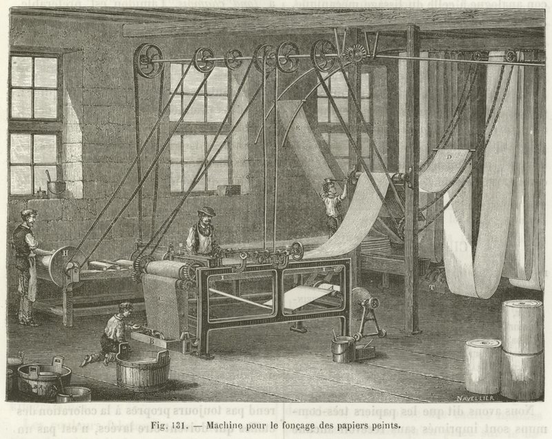 Tapetproduksjon av French School