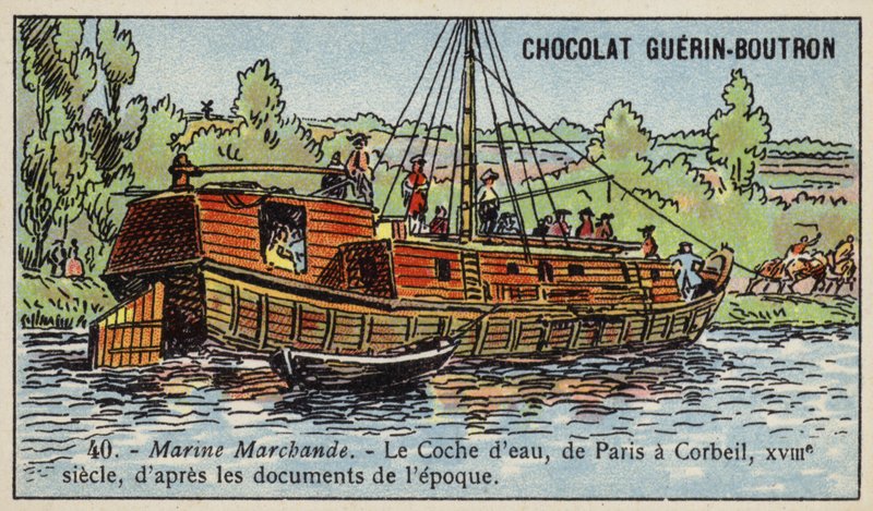 Vannbuss fra Paris til Corbeil av French School