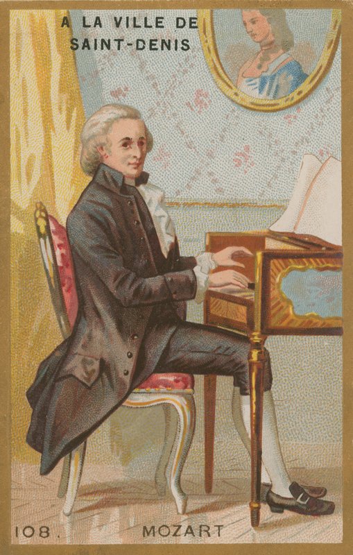 Wolfgang Amadeus Mozart, østerriksk klassisk komponist fra 1700-tallet av French School