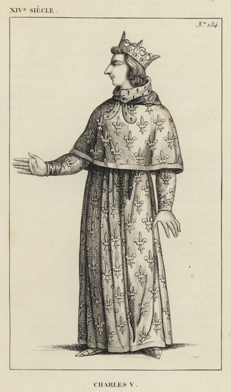 XIV Siecle, Charles V (gravering) av French School