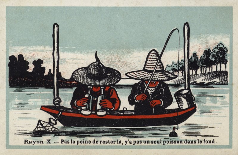 Røntgen - ingen vits å bli her, det er ikke en eneste fisk på bunnen av French School