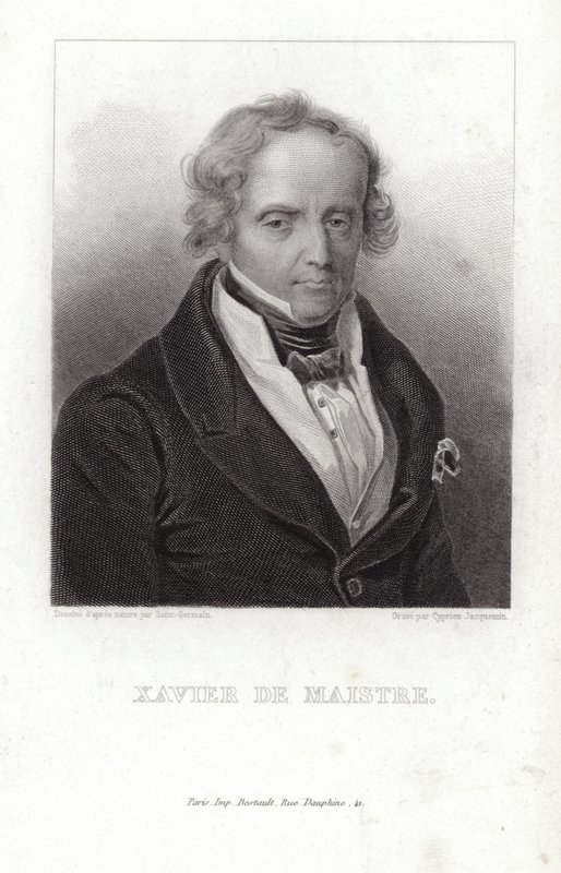 Xavier de Maistre , fransk soldat og forfatter av French School
