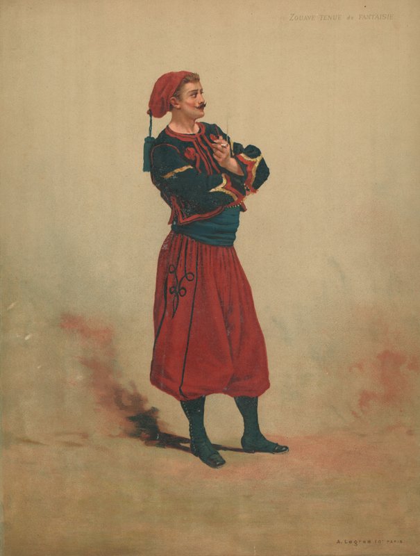 Zouave fancy kjole av French School