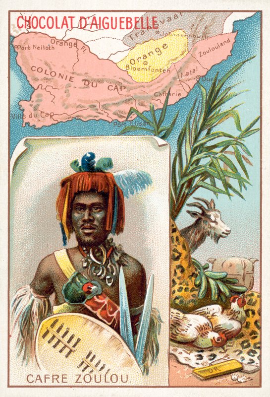 Zulu (chromolitho) av French School