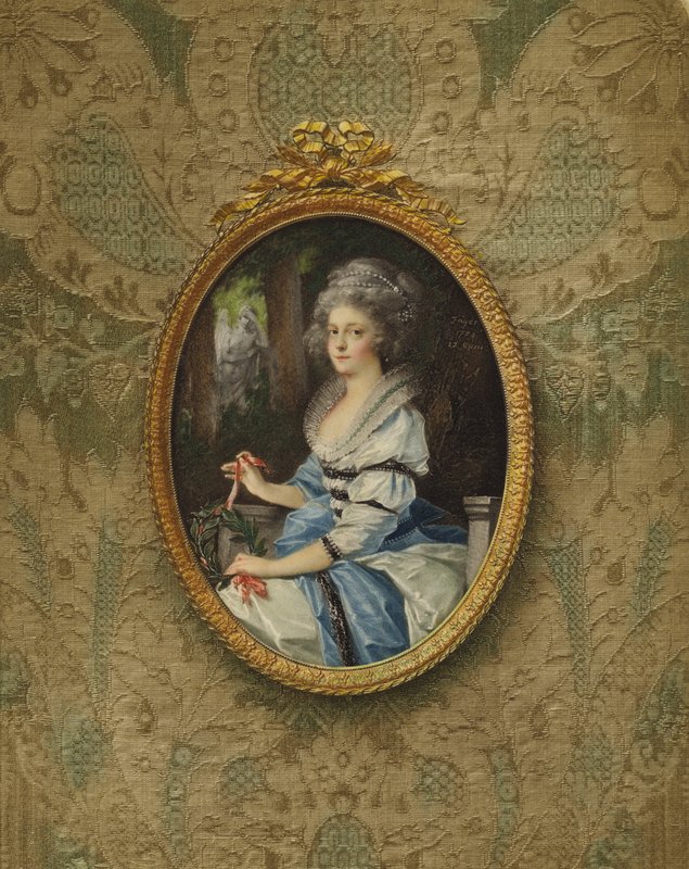 Portrett av prinsesse Elisabeth Wilhelmine Louise, datter av hertug Eugene av Württemberg, 1788 av Friedrich Heinrich Fuger
