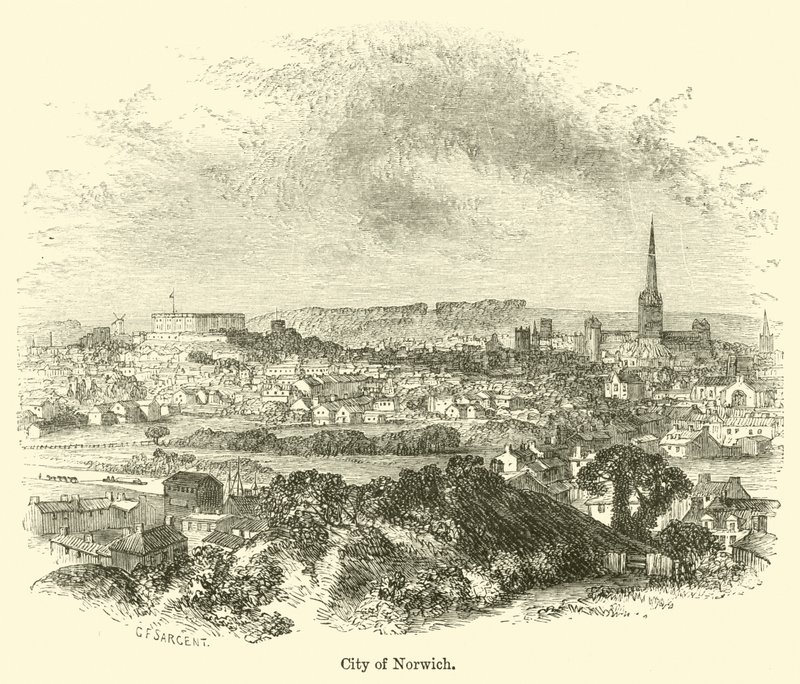 Byen Norwich av G. F. Sargent