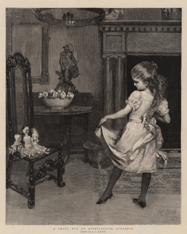 Et lite, men et anerkjennende publikum av G. Grenville Manton