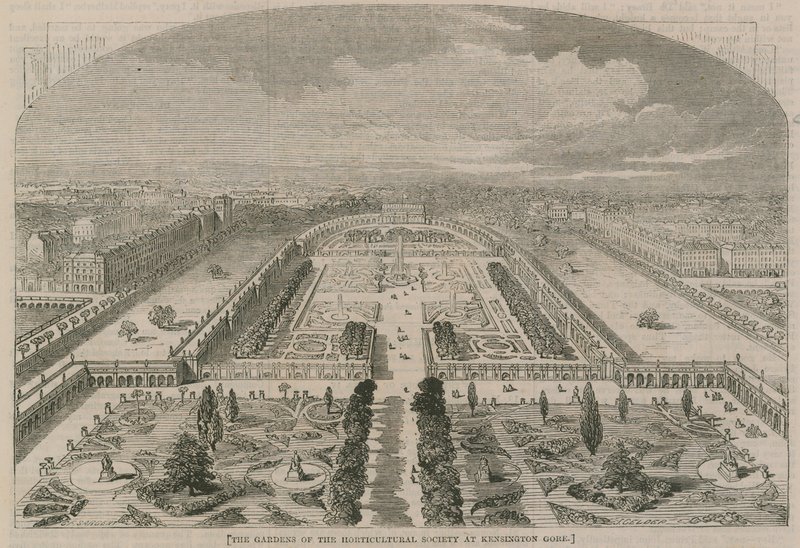 Hagene til Horticultural Society i Kensington Gore av G.F. Sargent